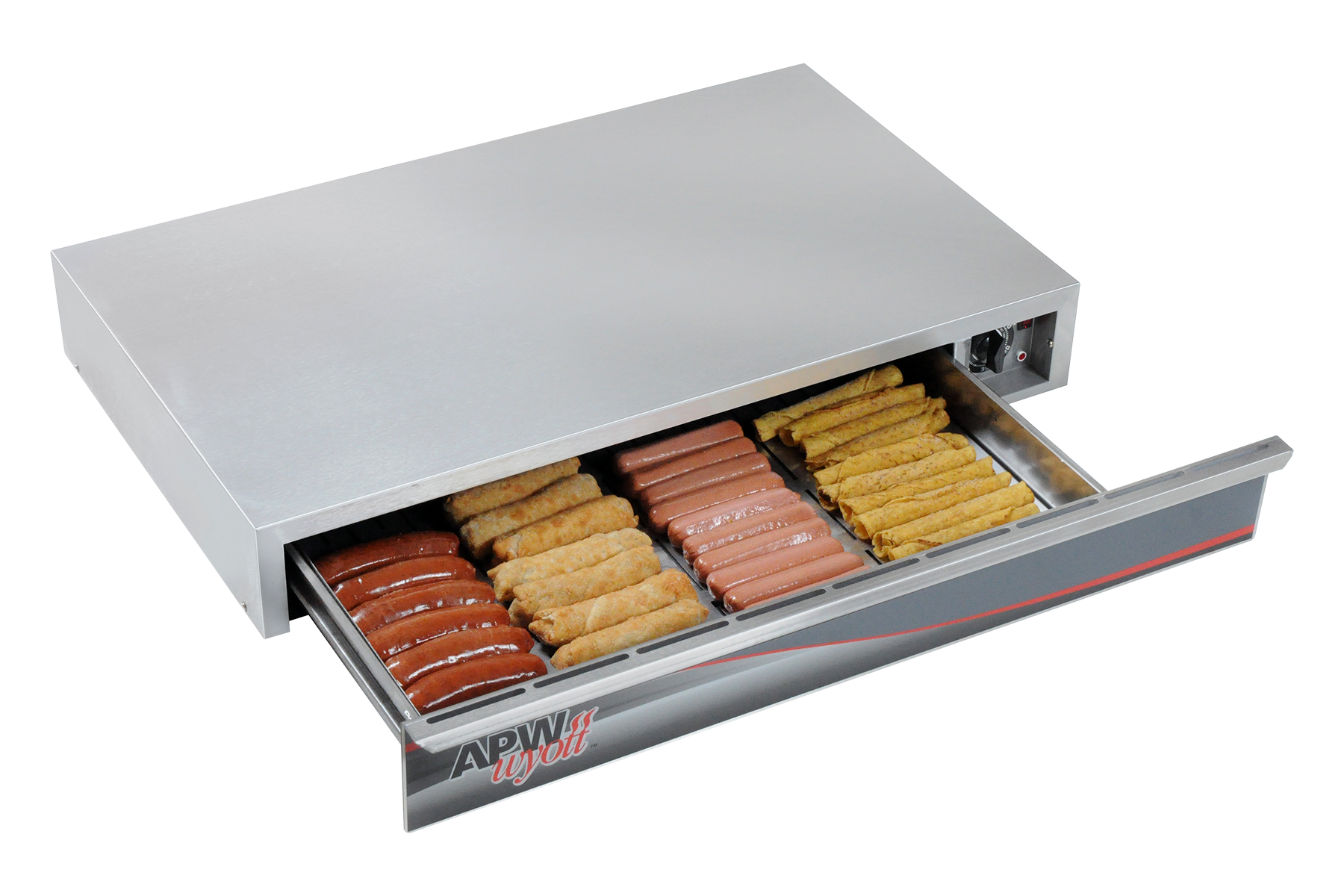 APW Wyott, SPTU-50, Hot Dog Heat & Hold Drawer