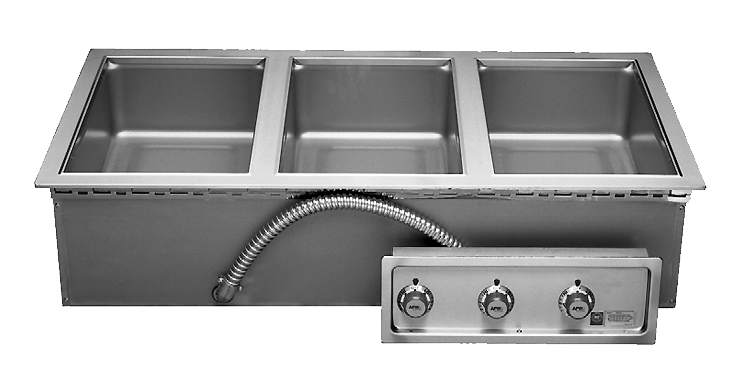 APW Wyott, HFW-3DS, Hot Food Well Unit, Drop-In, Electric