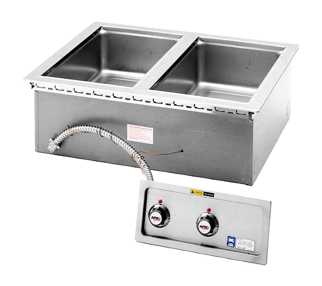 APW Wyott, HFW-2DS, Hot Food Well Unit, Drop-In, Electric