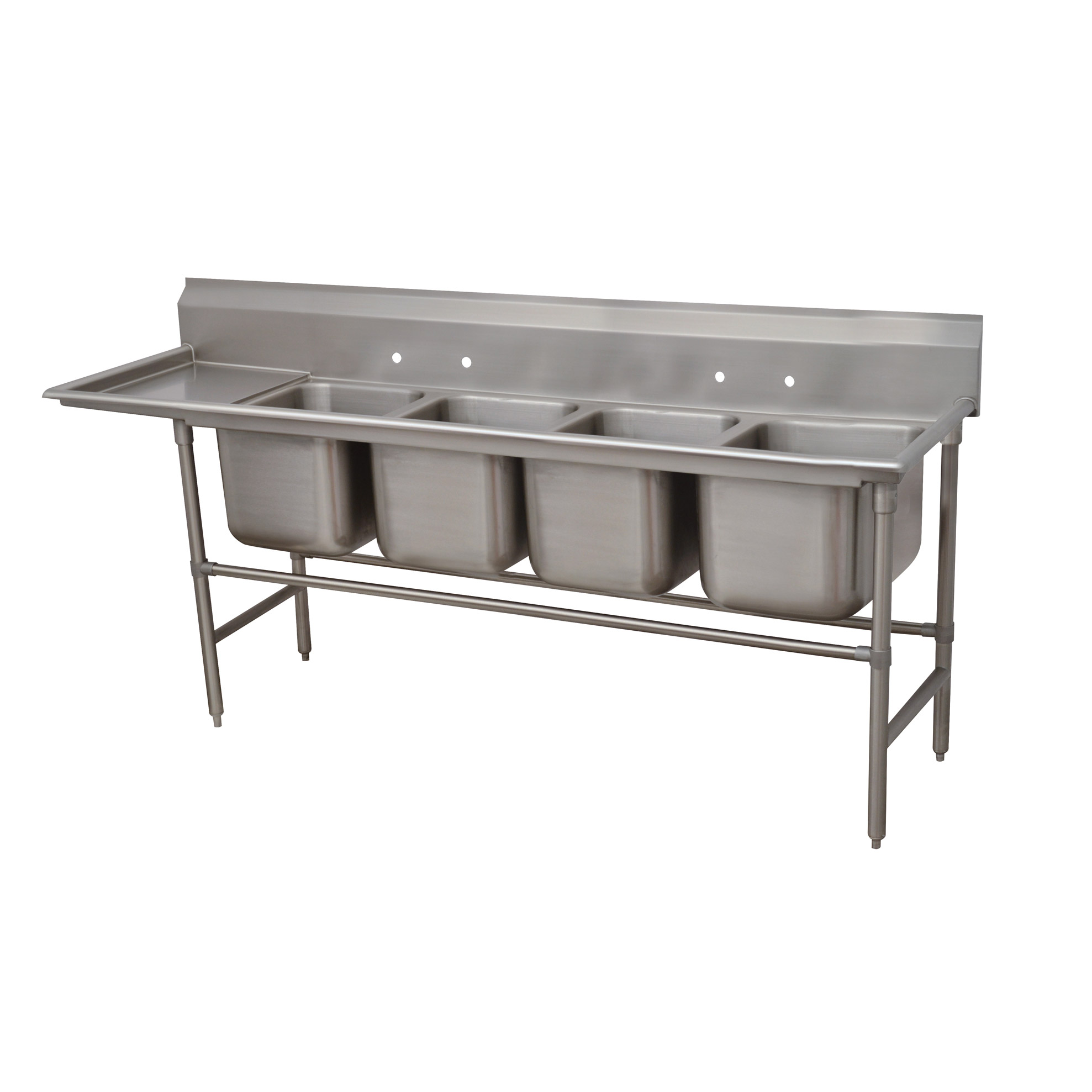 Advance Tabco, 94-44-96-24L, Sink, (4) Four Compartment
