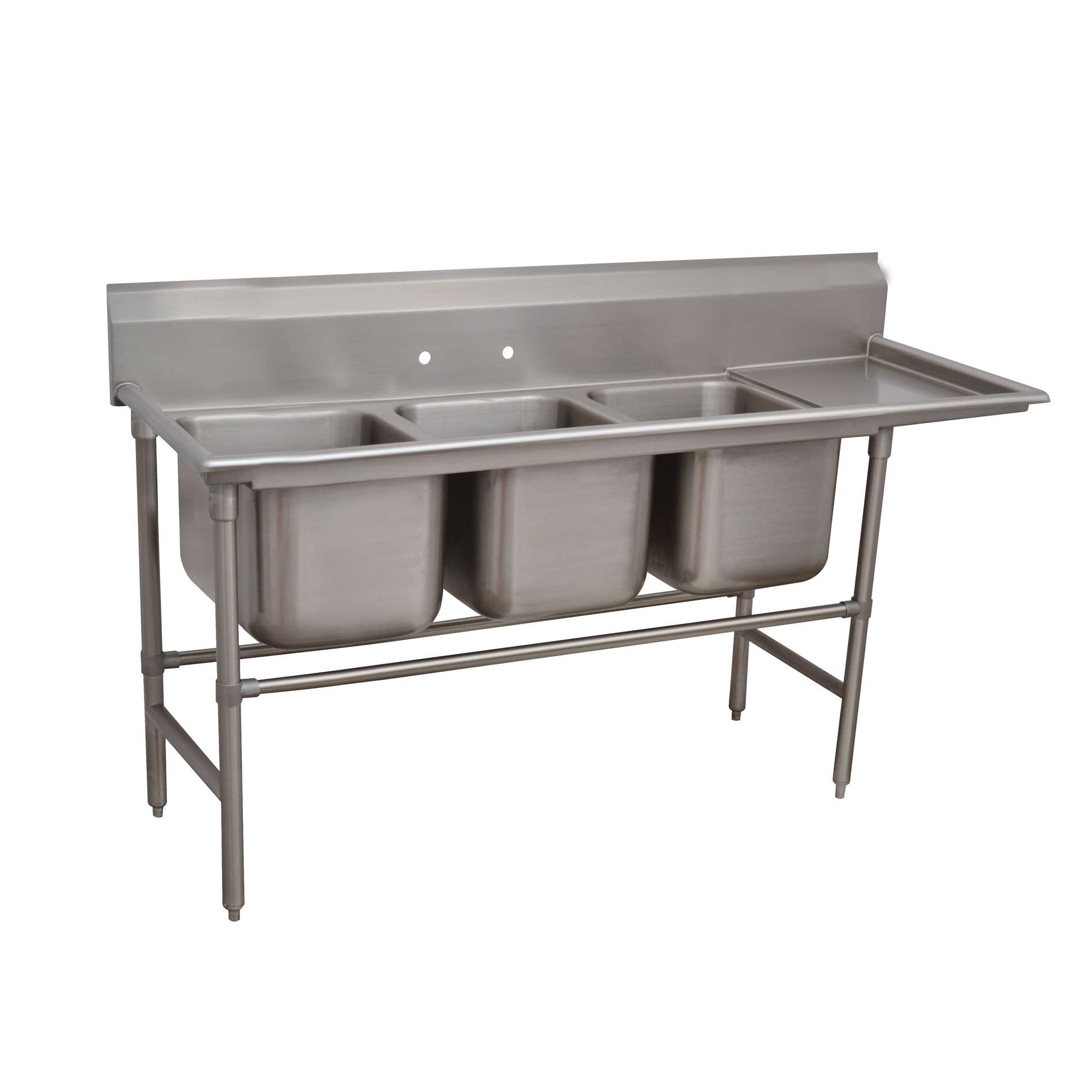 Advance Tabco, 94-43-72-24R, Sink, (3) Three Compartment
