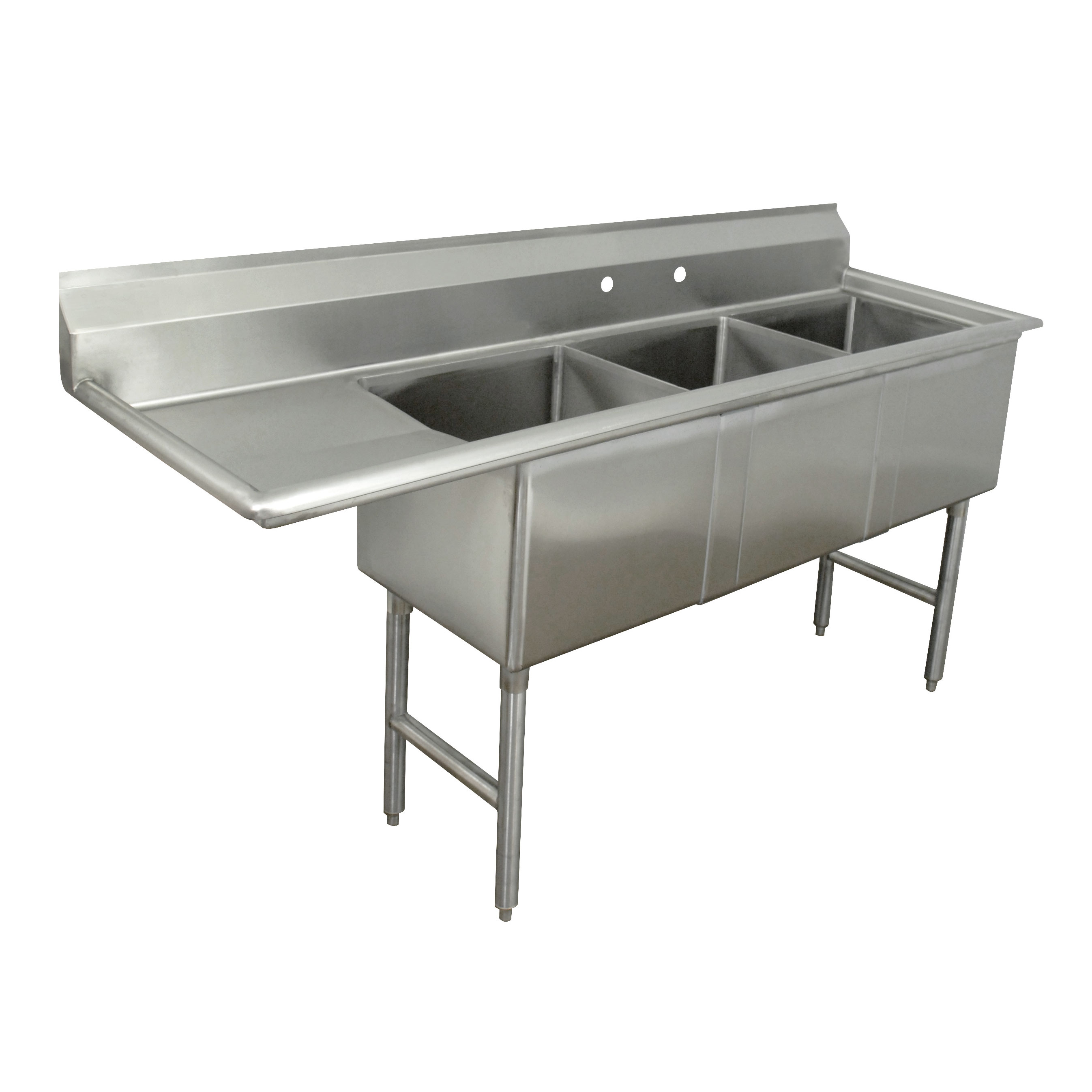Advance Tabco, FC-3-1824-24L, Sink, (3) Three Compartment