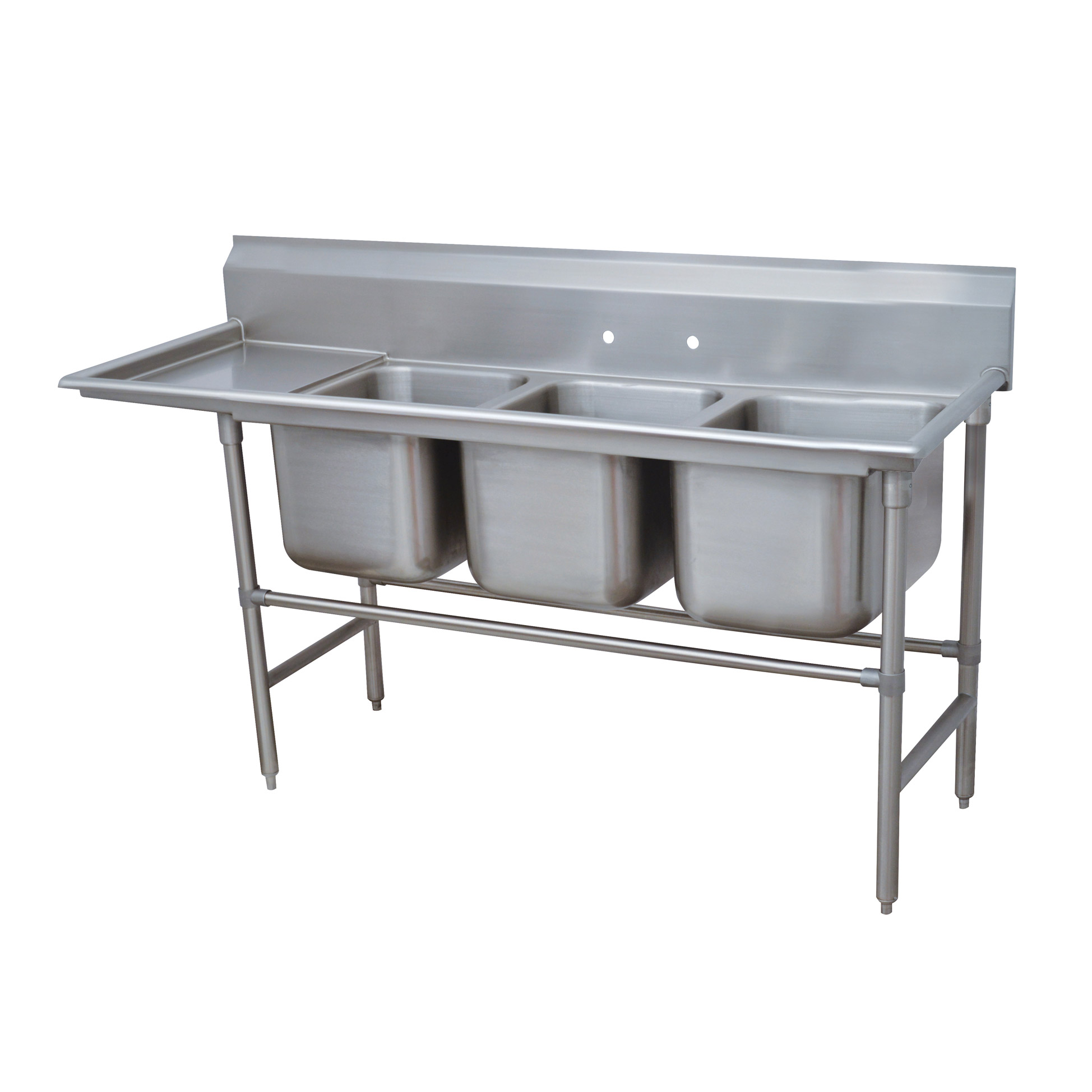Advance Tabco, 94-43-72-24L, Sink, (3) Three Compartment