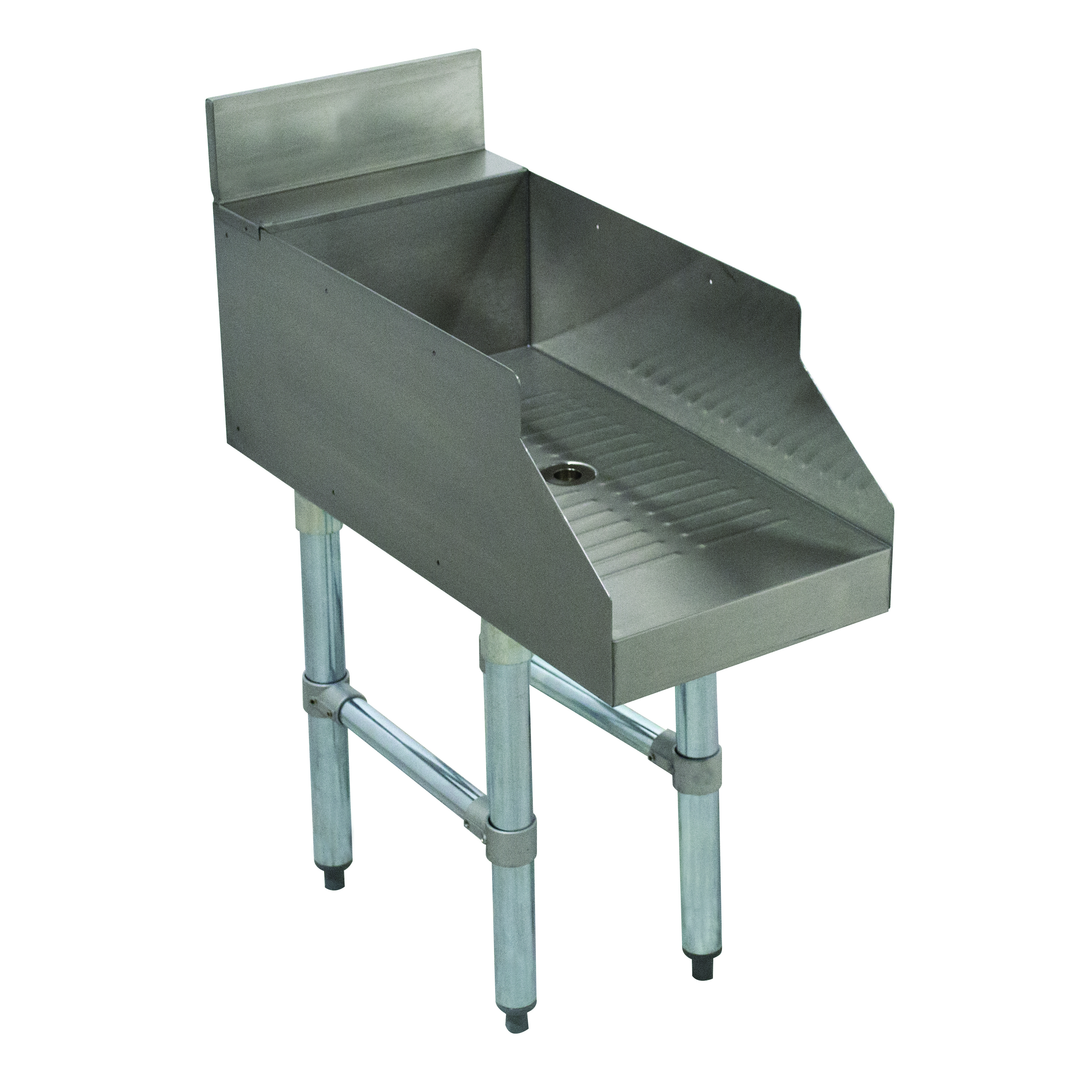 Advance Tabco, CR-GS-12, Underbar Drain Workboard Unit, 12" W, 23-1/2" H