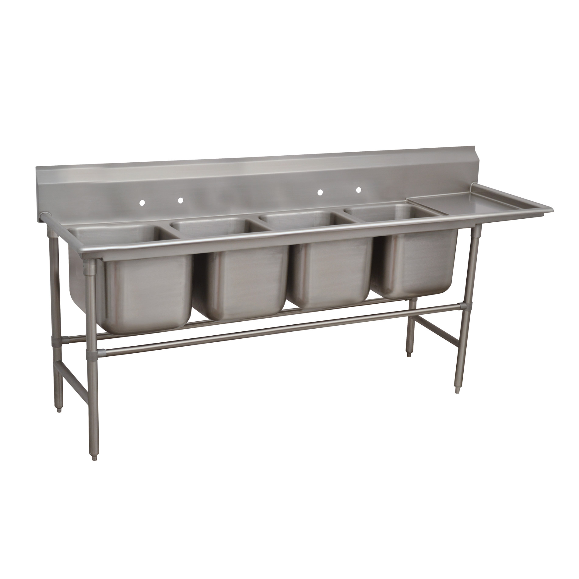 Advance Tabco, 94-44-96-24R, Sink, (4) Four Compartment