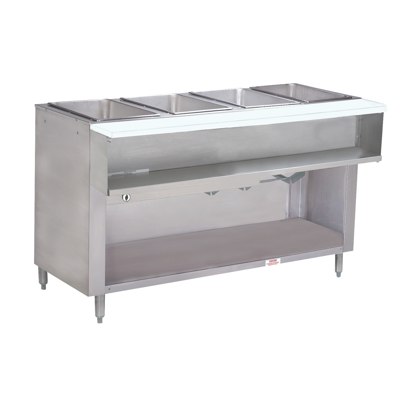 Advance Tabco, WB-4G-NAT-BS, Serving Counter, Hot Food, Gas