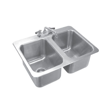 Advance Tabco, DBS-2, Underbar Sink, Drop-In