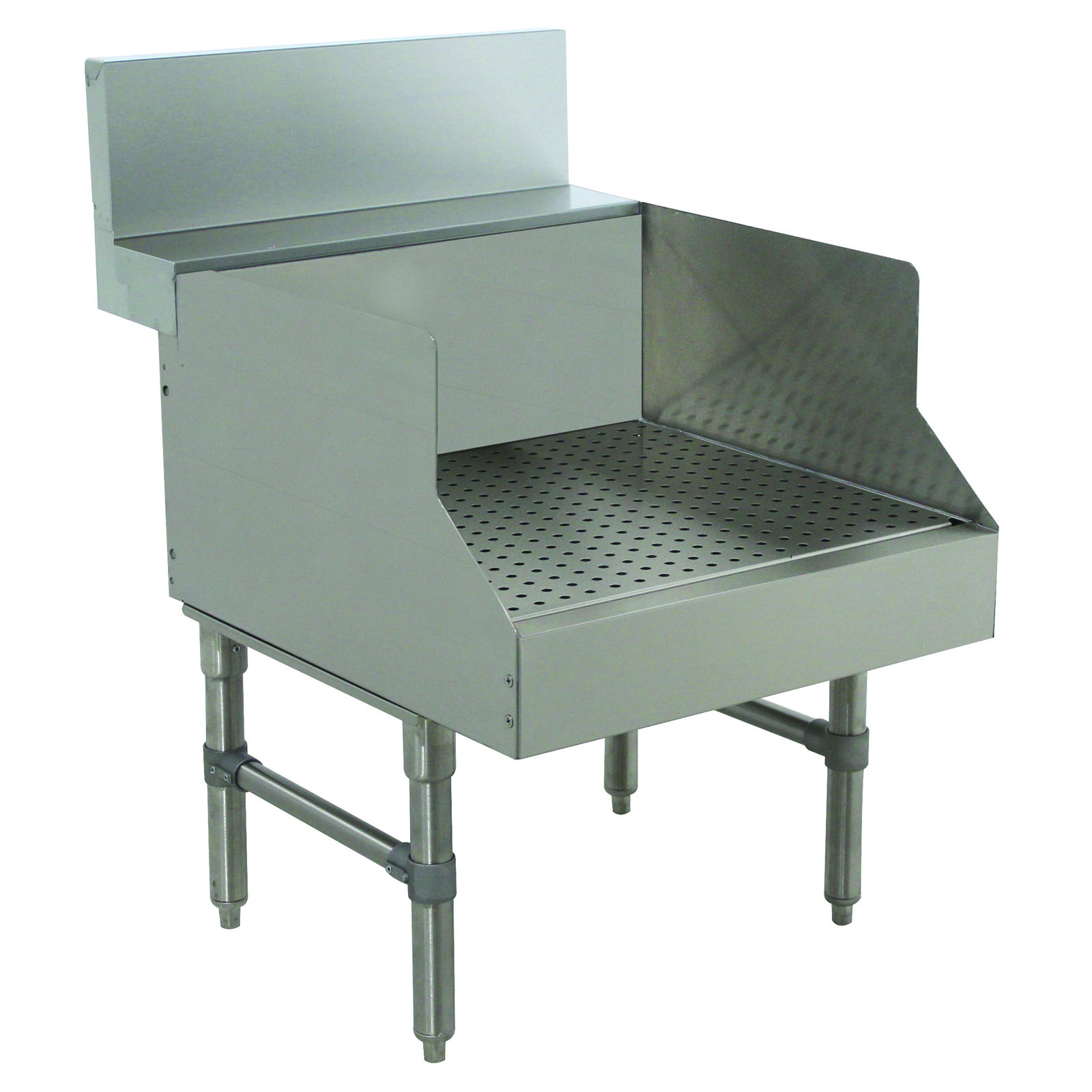 Advance Tabco, PRGS-24-12, Underbar Drain Workboard Unit, 12" W