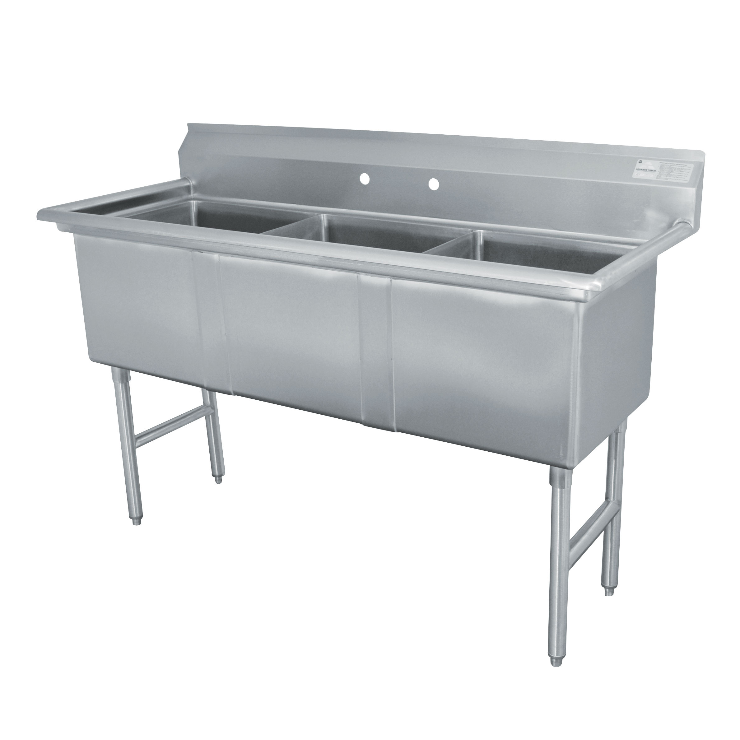 Advance Tabco, FC-3-1824, Sink, (3) Three Compartment