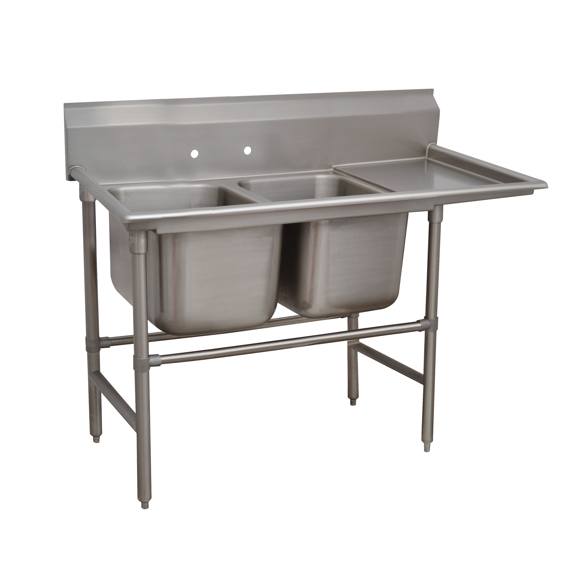 Advance Tabco, 94-42-48-24R, Sink, (2) Two Compartment