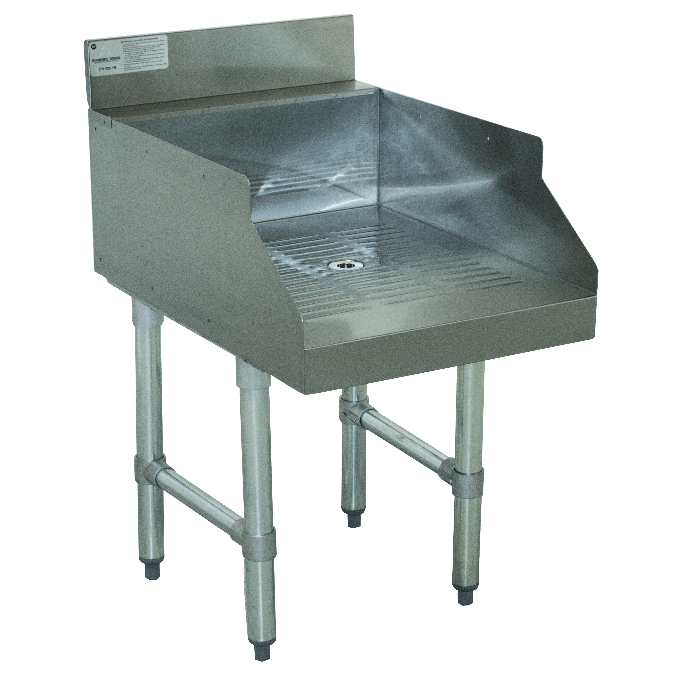 Advance Tabco, CR-GS-24, Underbar Drain Workboard Unit