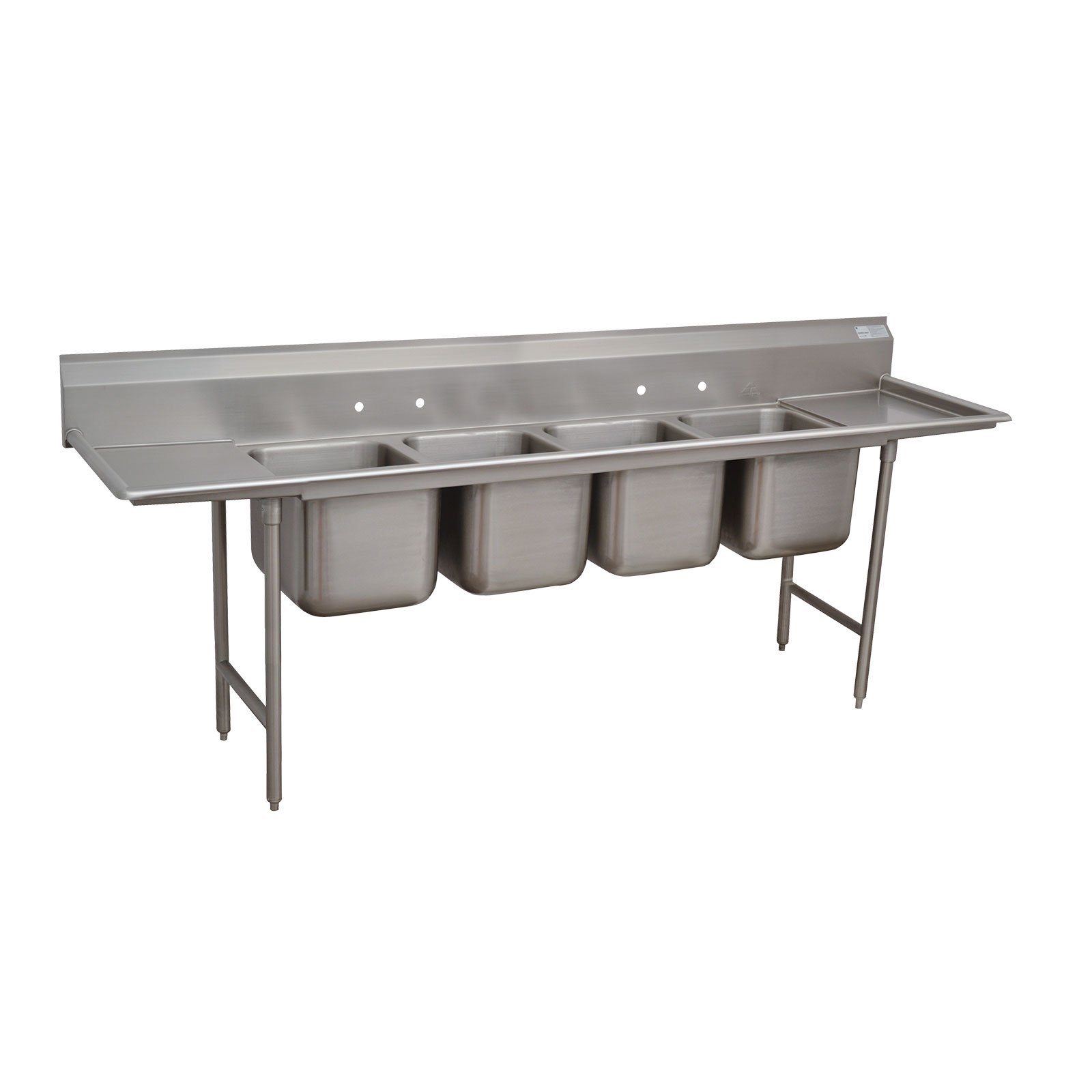 Advance Tabco, 9-4-72-24RL, Sink, (4) Four Compartment