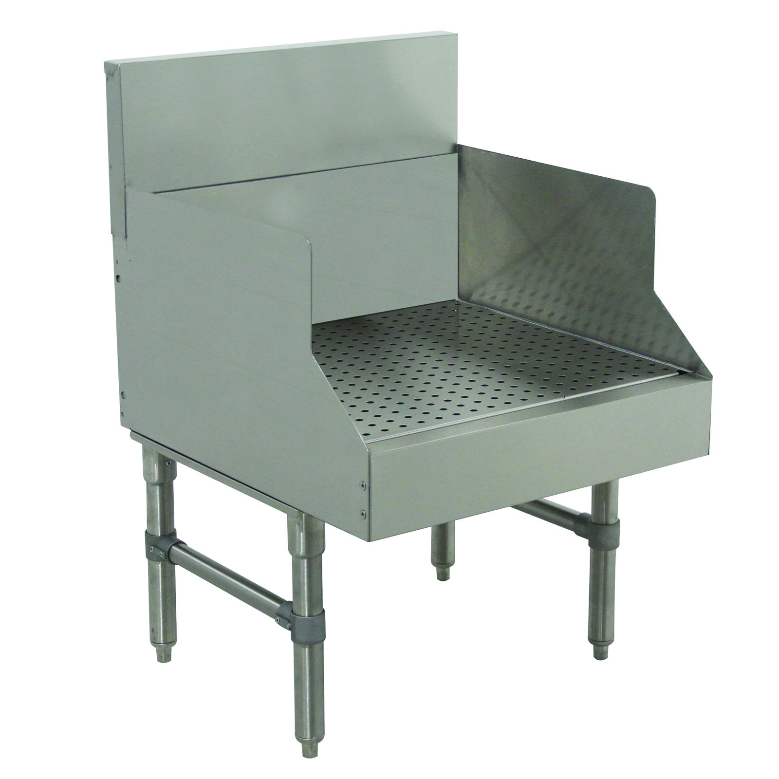 Advance Tabco, PRGS-19-12, Underbar Drain Workboard Unit, 12" W