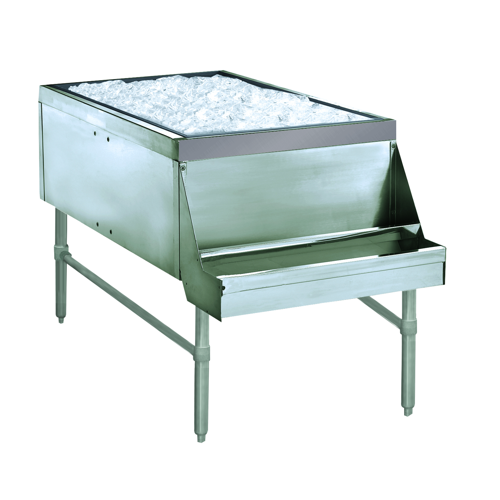 Advance Tabco, PRPT-2442, Underbar Ice Bin/Cocktail Station, Pass-Thru, 24" W