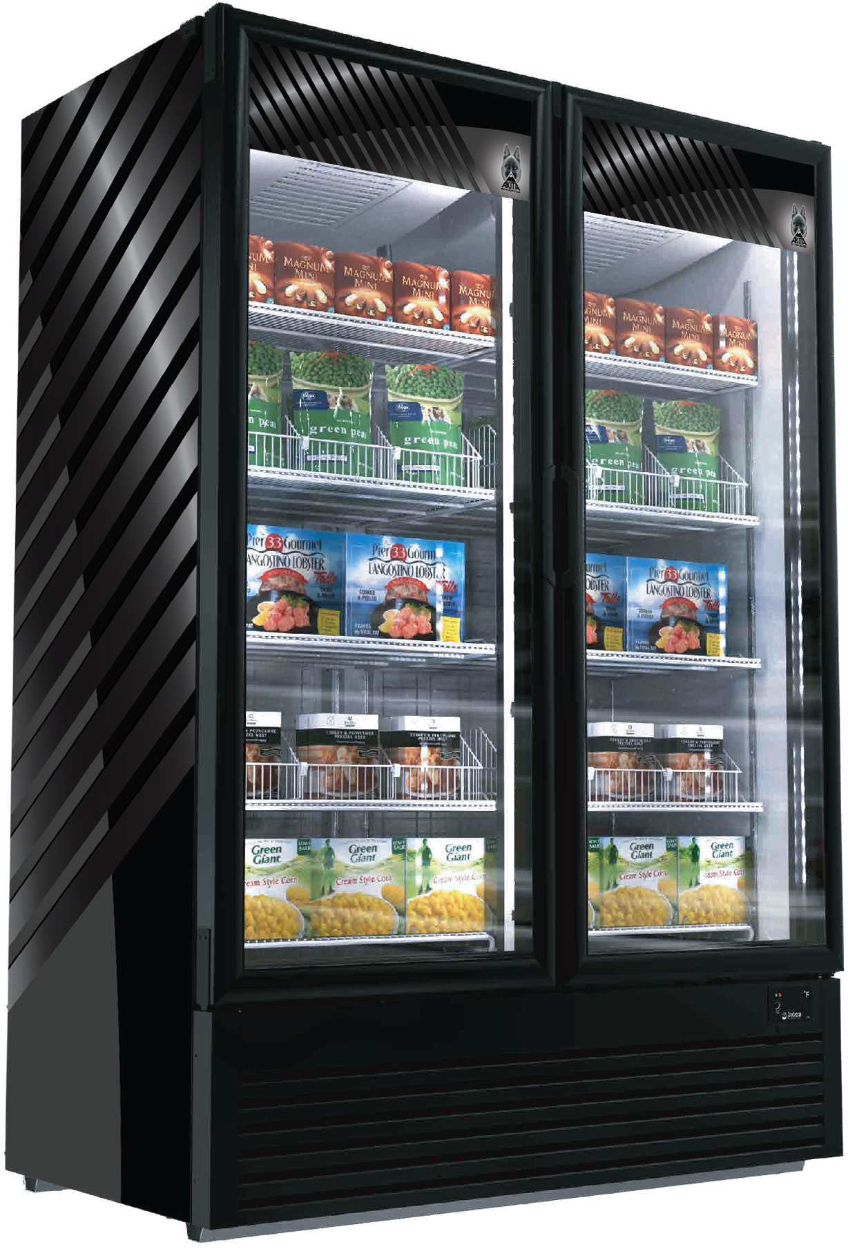 Akita Refrigeration, AGF43, Merchandiser, Freezer