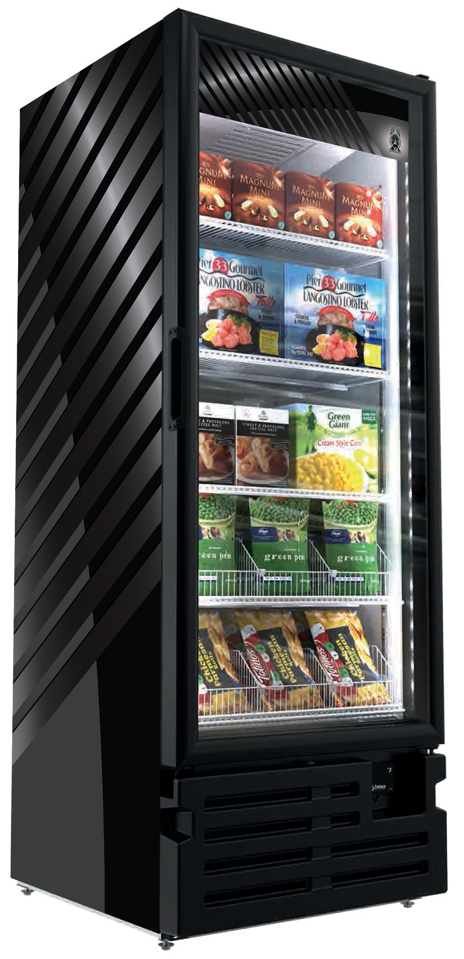 Akita Refrigeration, AGF24, Merchandiser, Freezer
