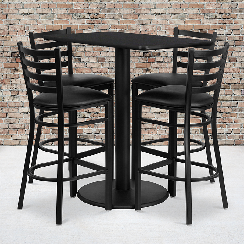 Alamont Furniture, ALA-STSC2-9144, Laminate Restaurant Bar Table and Stool Sets