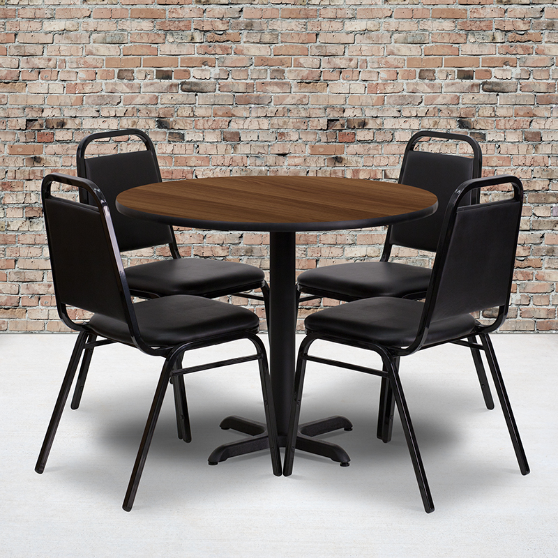 Alamont Furniture, ALA-IECG2-7752, Laminate Restaurant Table and Chair Sets