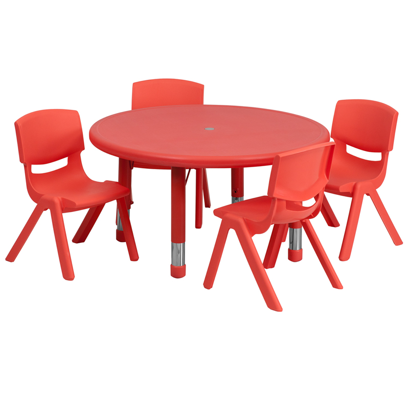 Alamont Furniture, ALA-ZVZD-9265, Round Activity Table Set