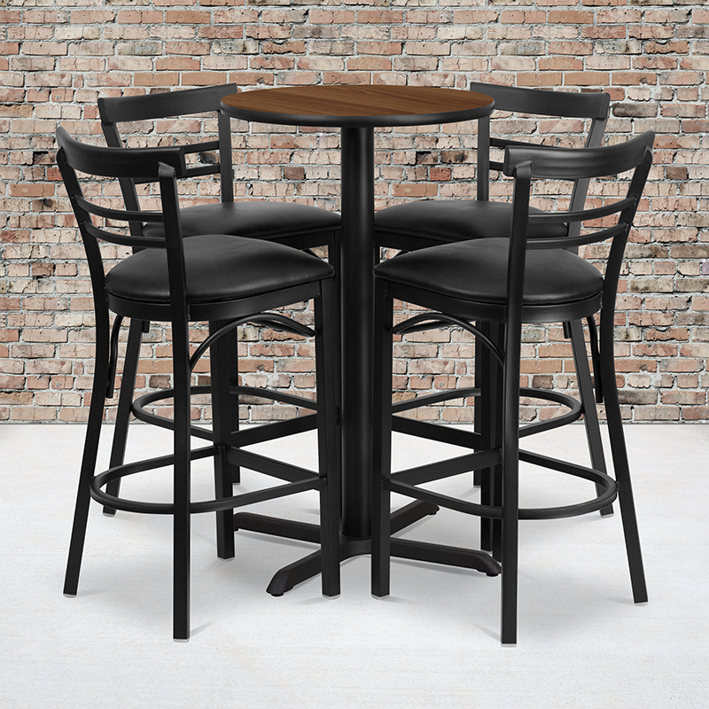 Alamont Furniture, ALA-IECG2-7784, Laminate Restaurant Bar Table and Stool Sets