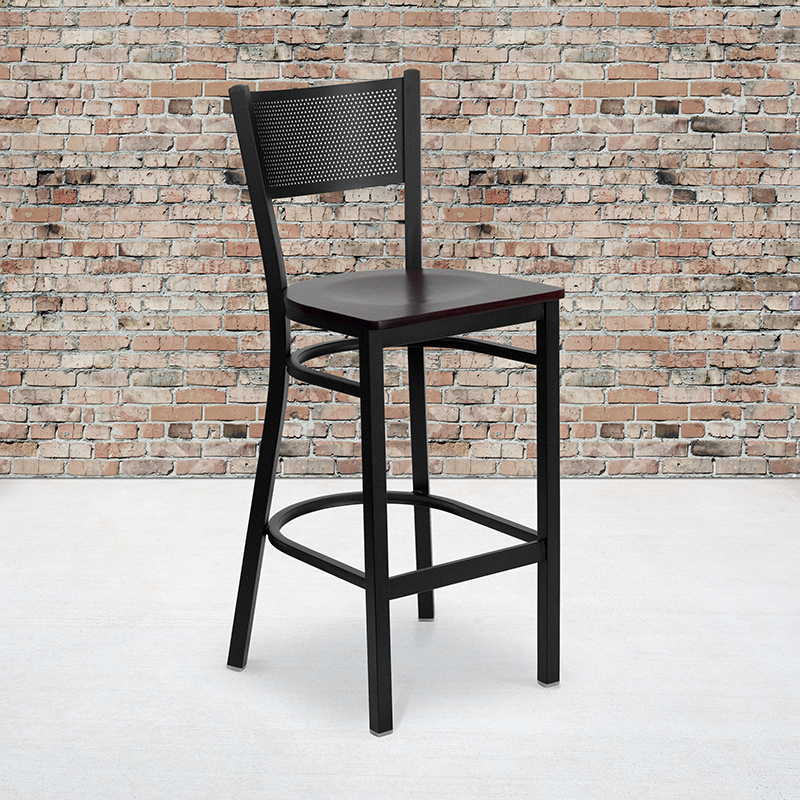 Alamont Furniture, ALA-YVEH-4582, Metal Restaurant Barstools