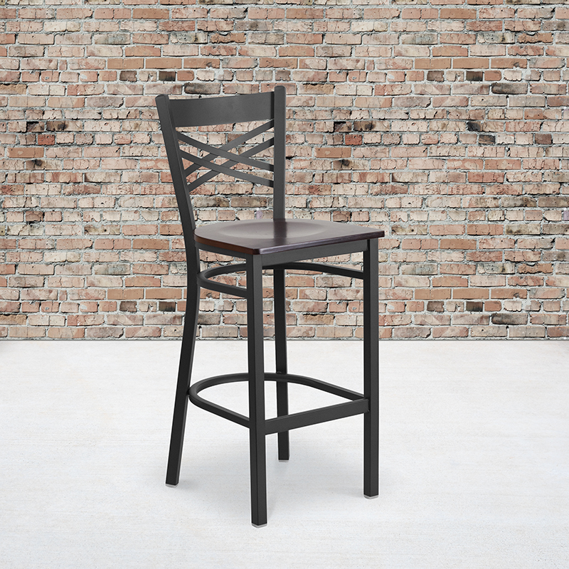 Alamont Furniture, ALA-YV7G-160053, Metal Restaurant Barstools
