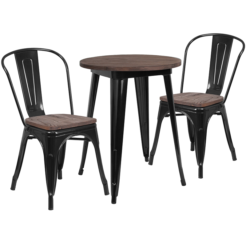 Alamont Furniture, ALA-DIXE-243631, Metal/Wood Colorful Table and Chair Sets