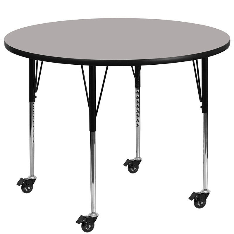 Alamont Furniture, ALA-YVB5-21277, Round Activity Tables with Casters