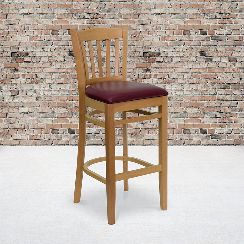 Alamont Furniture, ALA-YVEH-2426, Wood Restaurant Barstools