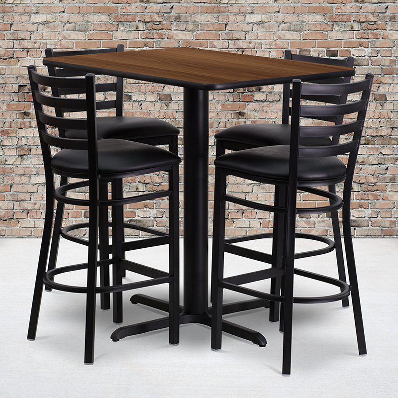 Alamont Furniture, ALA-IECG2-7768, Laminate Restaurant Bar Table and Stool Sets