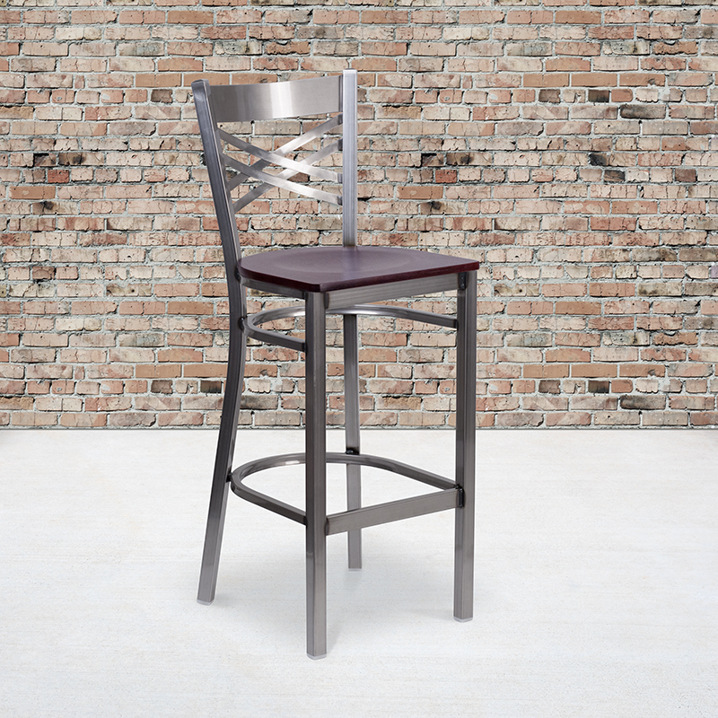 Alamont Furniture, ALA-YV7G-203669, Metal Restaurant Barstools