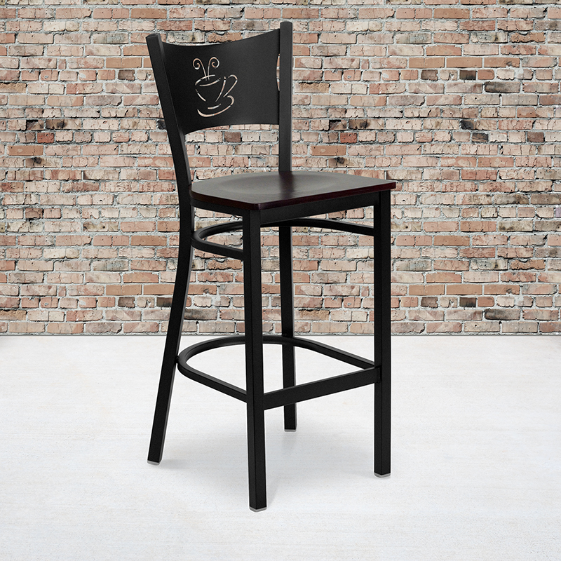 Alamont Furniture, ALA-YVEH-4574, Metal Restaurant Barstools