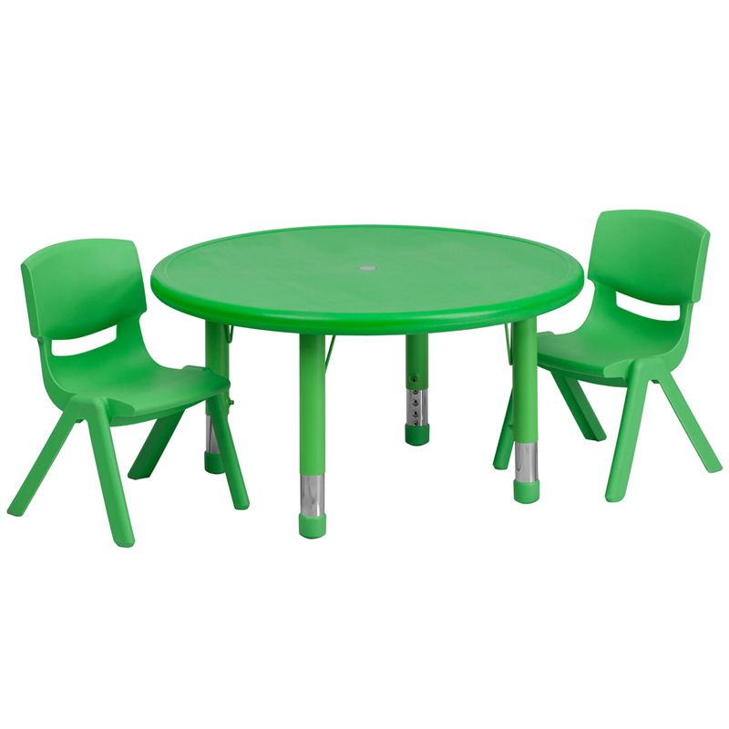 Alamont Furniture, ALA-ZVZD-9264, Round Activity Table Set