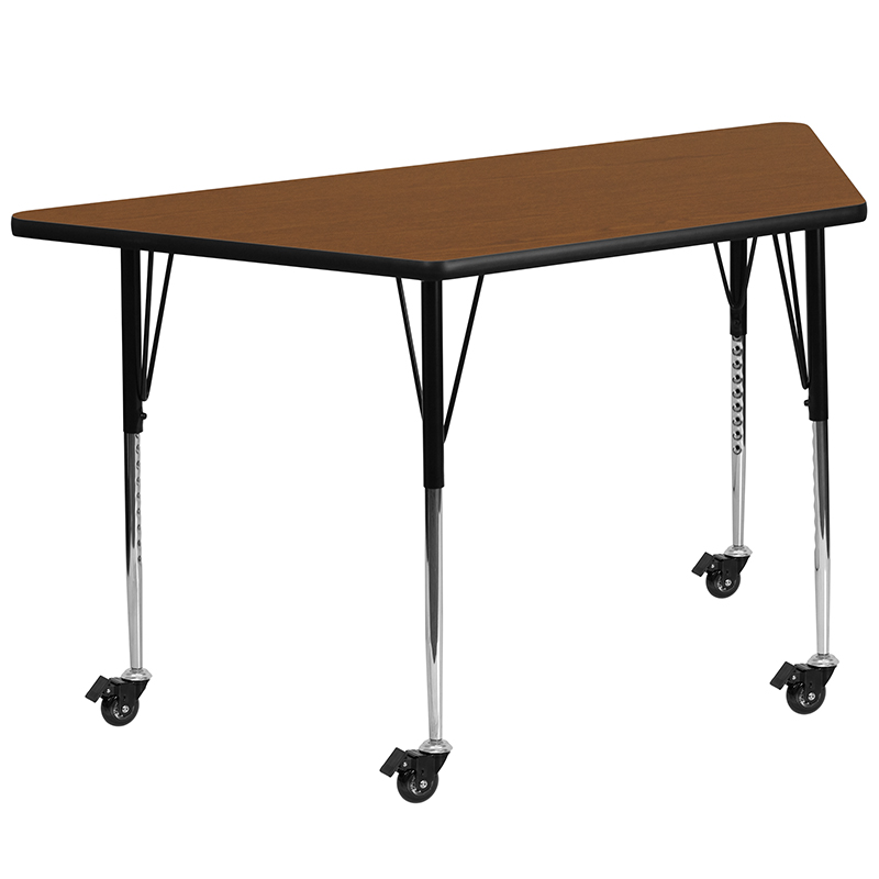 Alamont Furniture, ALA-YVB3-21157, Trapezoid Activity Tables with Casters