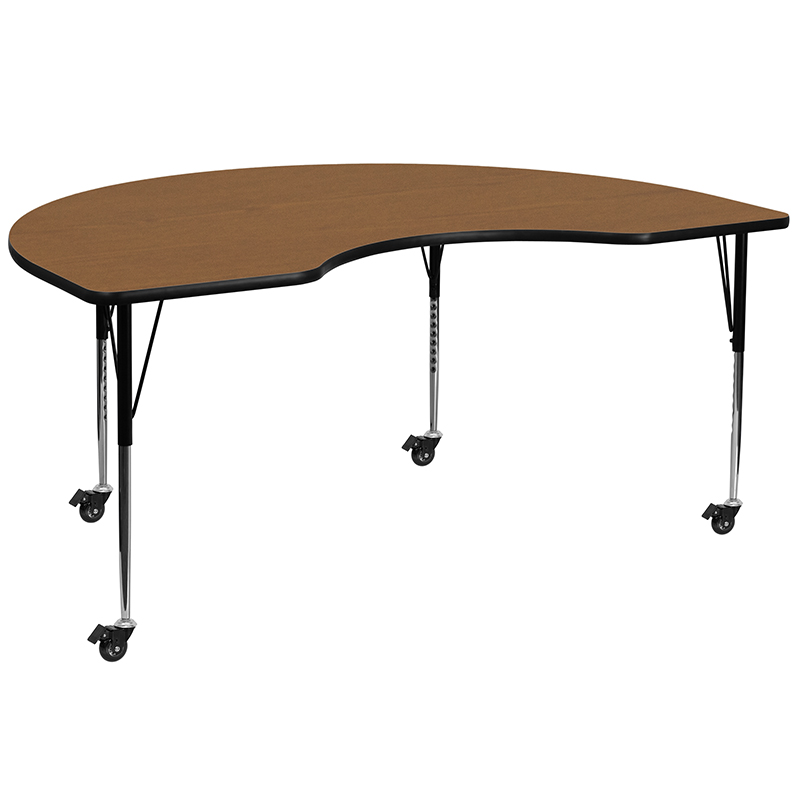 Alamont Furniture, ALA-YVB5-21315, Kidney Activity Tables with Casters