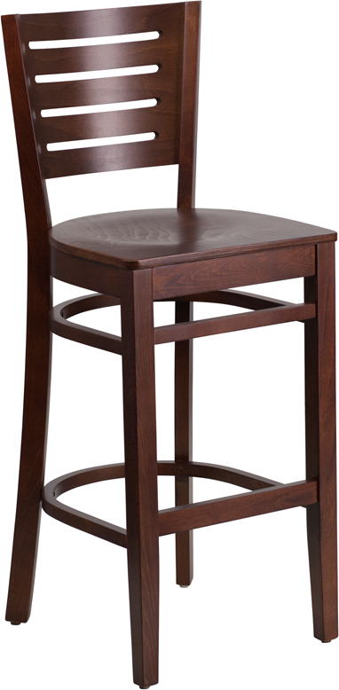 Alamont Furniture, ALA-YVEH-21656, Wood Restaurant Barstools