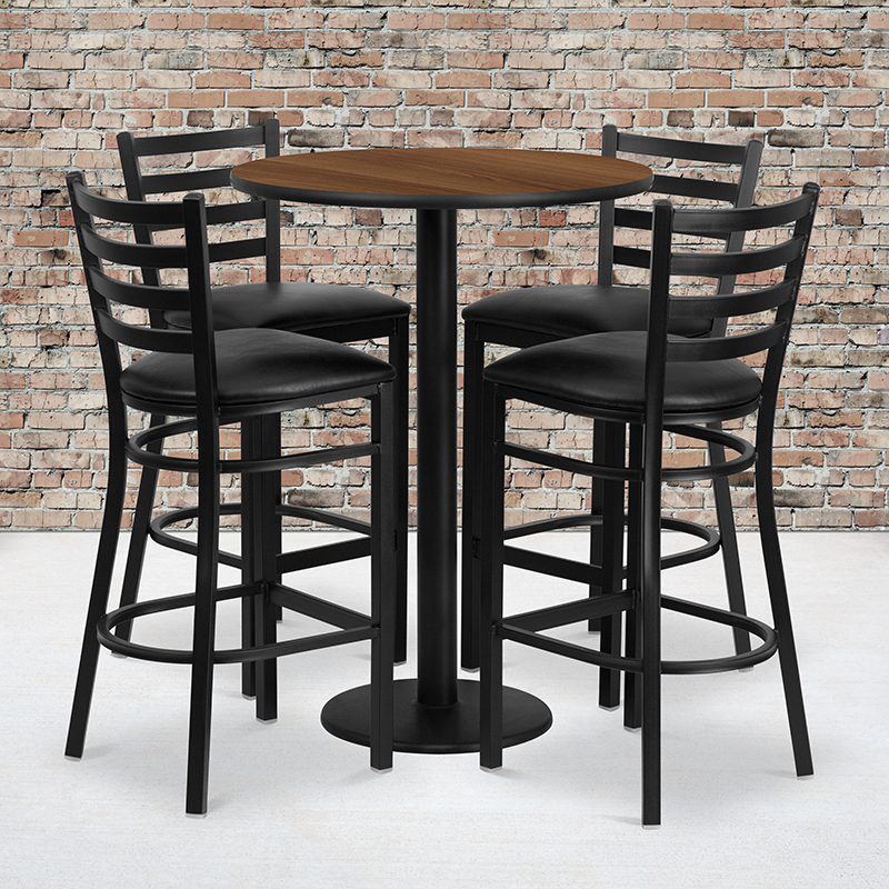 Alamont Furniture, ALA-STSC2-9151, Laminate Restaurant Bar Table and Stool Sets