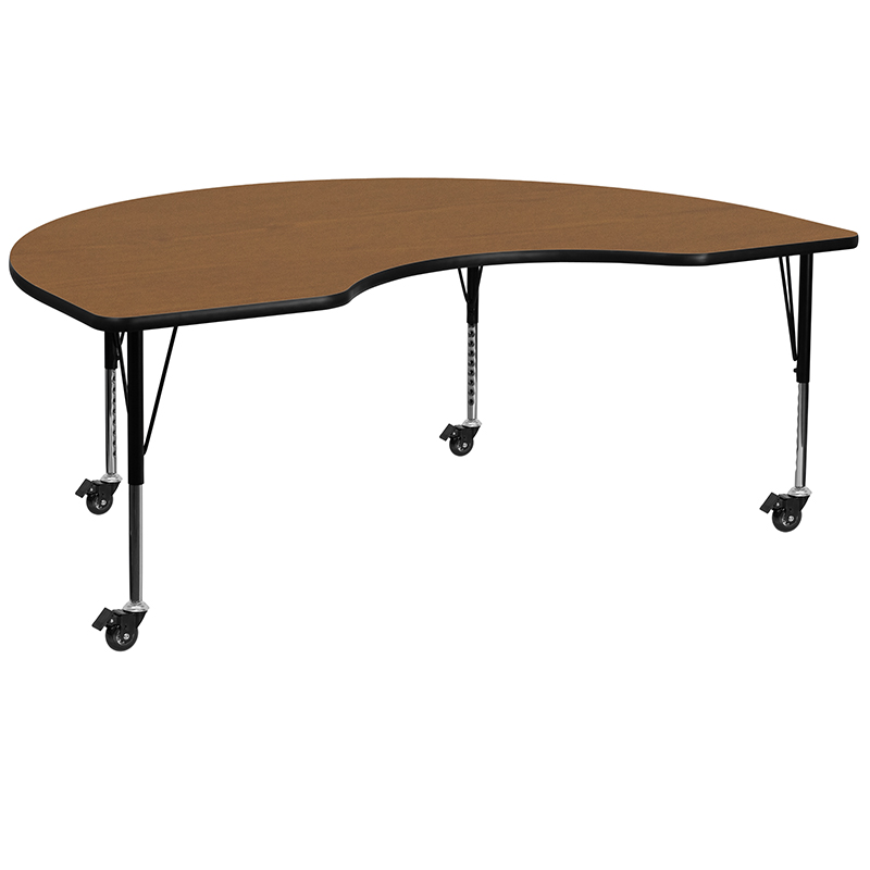 Alamont Furniture, ALA-YVB5-21316, Kidney Activity Tables with Casters