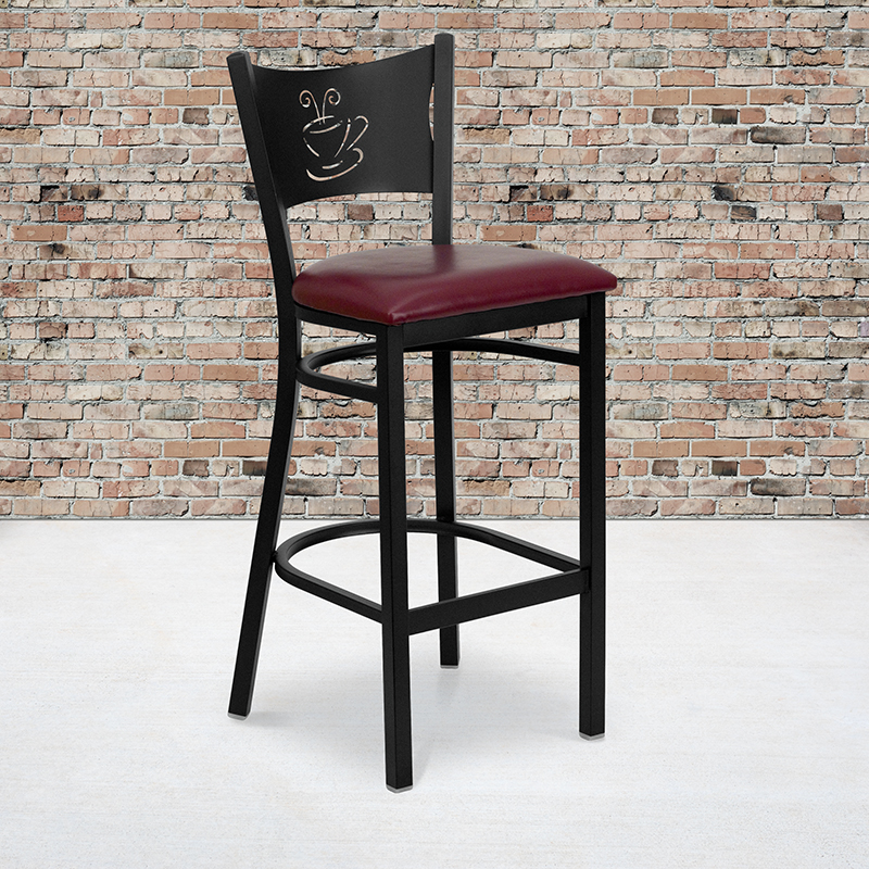 Alamont Furniture, ALA-YVEH-4572, Metal Restaurant Barstools
