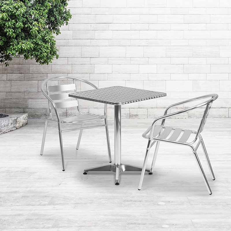 Alamont Furniture, ALA-UMI1-23268, Aluminum Patio Tables