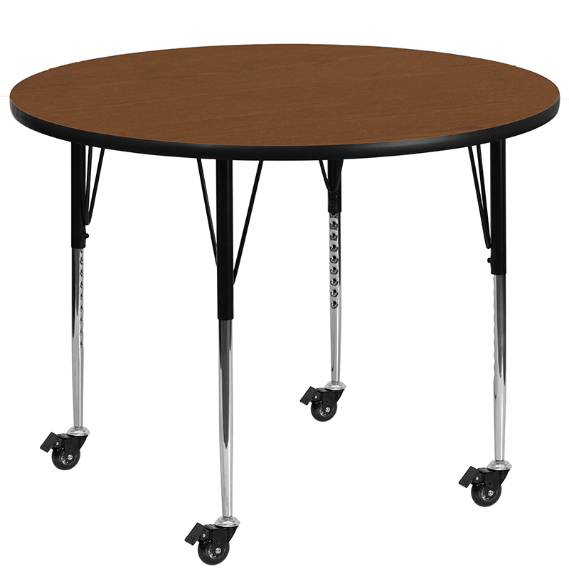 Alamont Furniture, ALA-YVB5-21281, Round Activity Tables with Casters