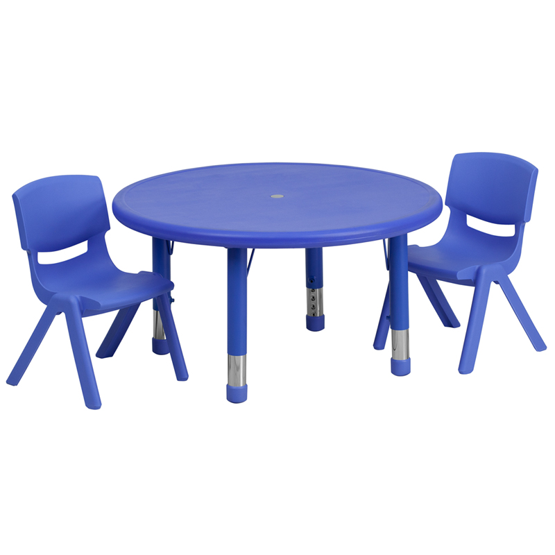 Alamont Furniture, ALA-ZVZD-9262, Round Activity Table Set