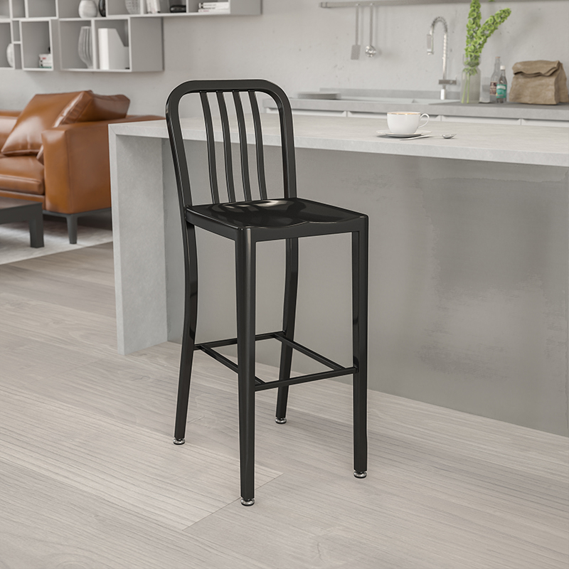 Alamont Furniture, ALA-DI72-167631, Metal Colorful Restaurant Barstools