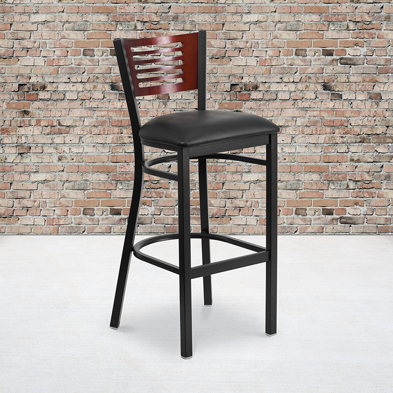 Alamont Furniture, ALA-YVEH-21690, Metal Restaurant Barstools