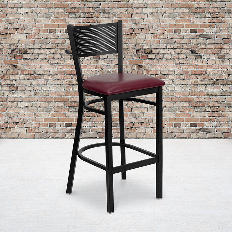 Alamont Furniture, ALA-YVEH-4580, Metal Restaurant Barstools