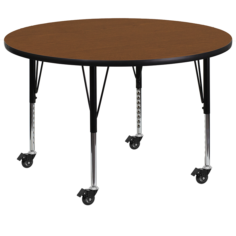 Alamont Furniture, ALA-YVB5-21282, Round Activity Tables with Casters