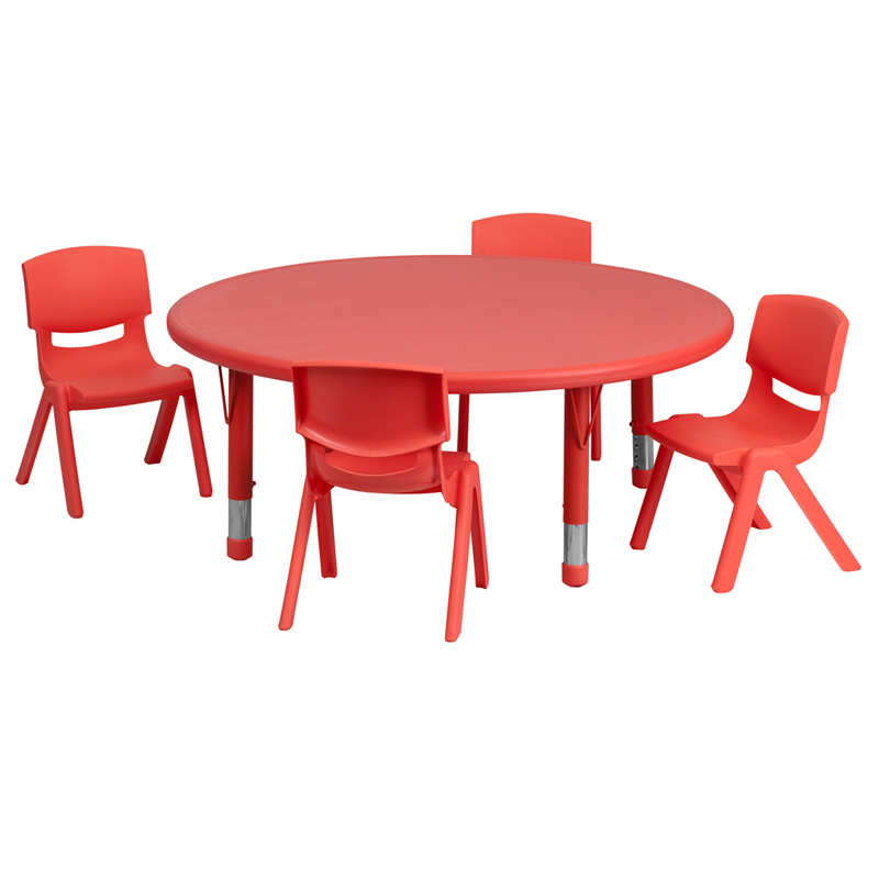 Alamont Furniture, ALA-ZVZD-9253, Round Activity Table Set