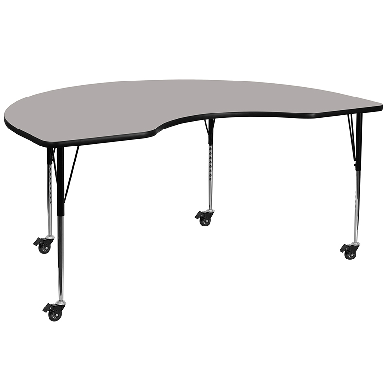 Alamont Furniture, ALA-YVB5-21309, Kidney Activity Tables with Casters