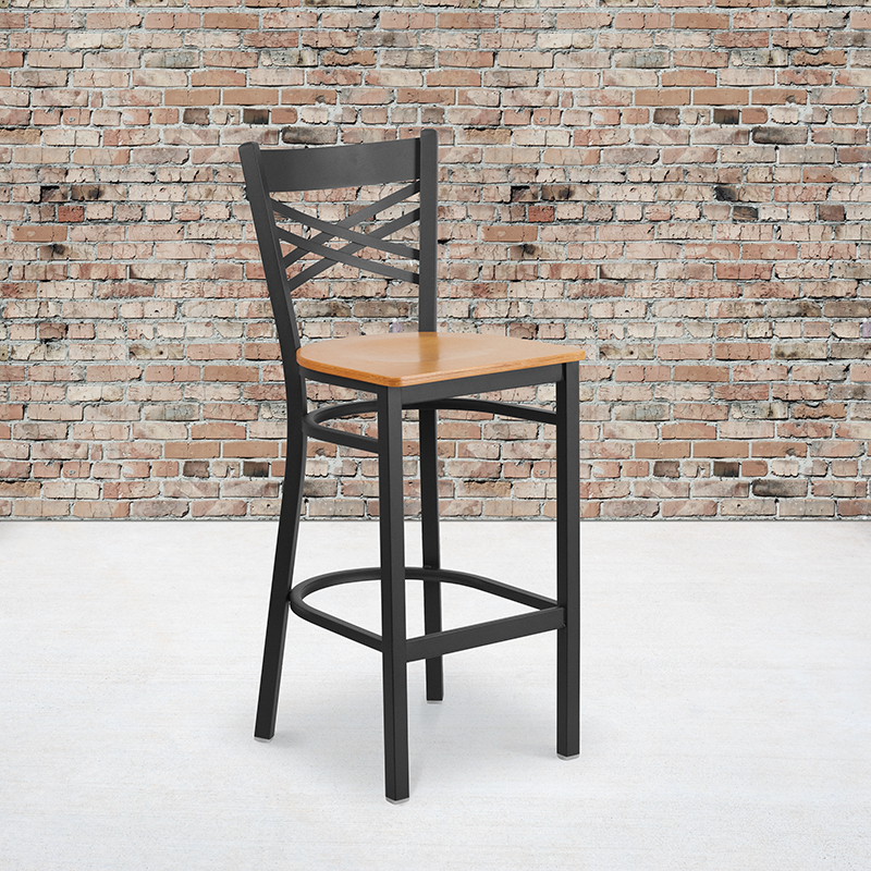 Alamont Furniture, ALA-YV7G-160073, Metal Restaurant Barstools