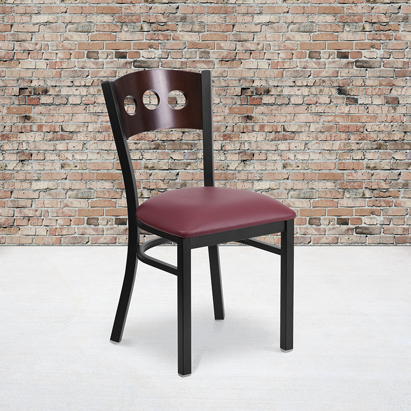 Alamont Furniture, ALA-YVEH-21677, Metal Restaurant Chairs